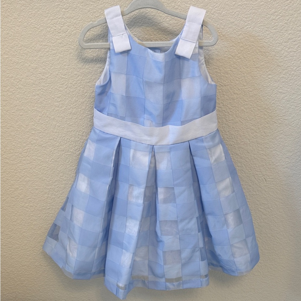 Jamie & Jack Blue Checkered 3T Dress